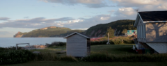A still frame from the documentary "Pourquoi je suis ici / Why I'm Here" that showcases some of the breathtaking landscapes of Coin-du-Banc, Quebec